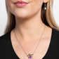 Tulip Drops - Purple Necklace