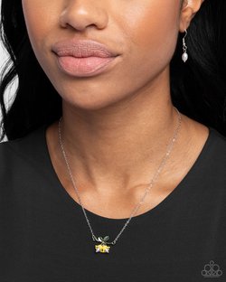 Tulip Drops - Yellow Necklace