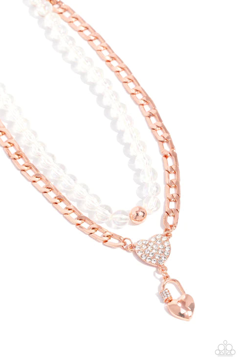 Turn Back the LOCK - Copper Necklace