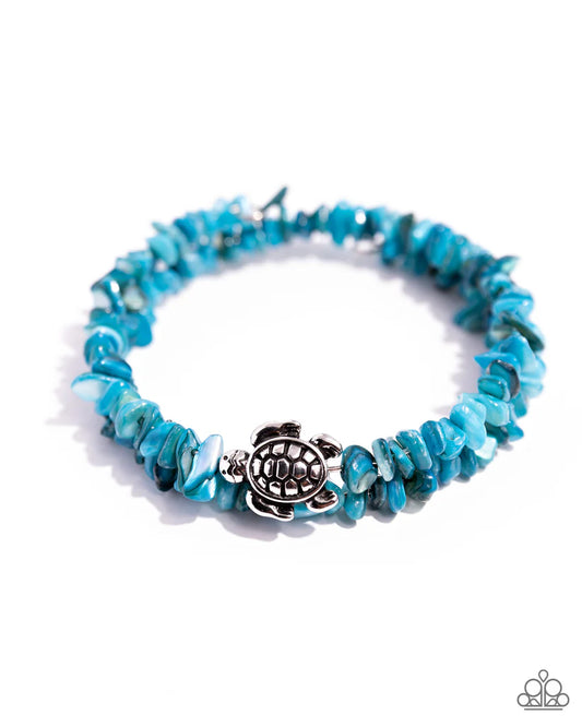 Turtle Talisman - Blue Bracelet