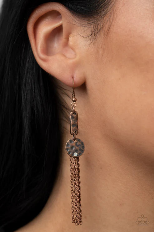 Twinkle Twinkle Little Trinket - Copper Earring