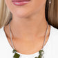 Twinkling Tables - Green Necklace