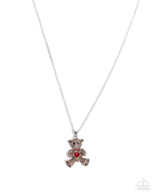 Twinkling Teddy - Multi Necklace