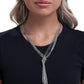 Twisted Tapestry - White Necklace