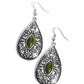 Two PERENNIALS in a Pod - Green Earring
