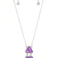 Under the FRINGE - Purple Necklace