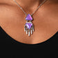 Under the FRINGE - Purple Necklace