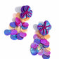 Under the Waves - Purple Earring