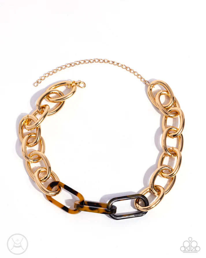 Uniquely Upmarket - Gold Necklace