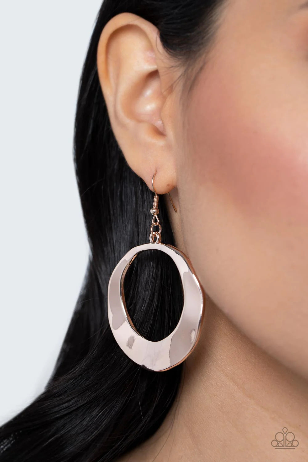 Urban Eclipse - Rose Gold Earring