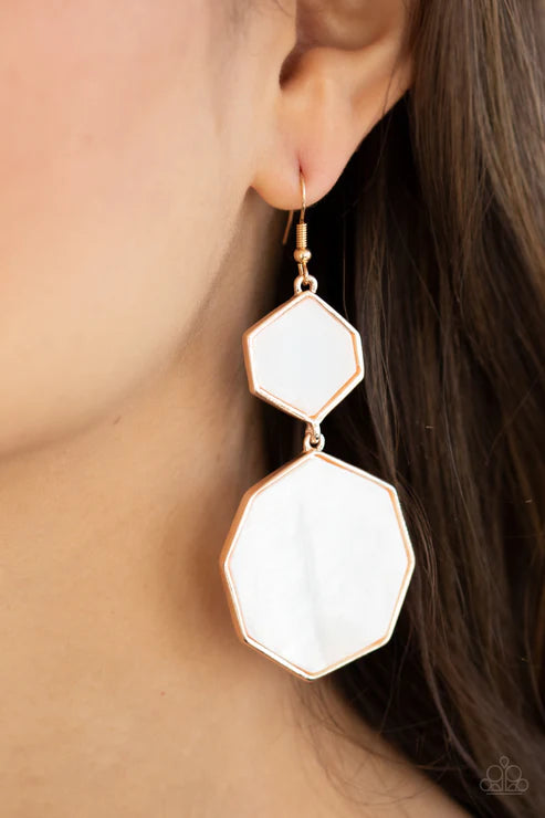 Vacation Glow - Rose Gold Earring