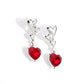 Valentines Vaudeville - Red Earring