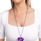Valentines View - Purple Necklace
