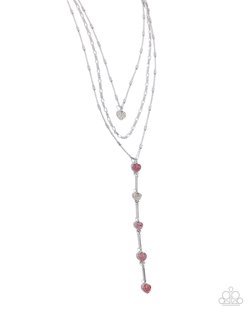 Valiant Valentine - Pink Necklace