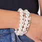 Vastly Vintage - White Bracelet