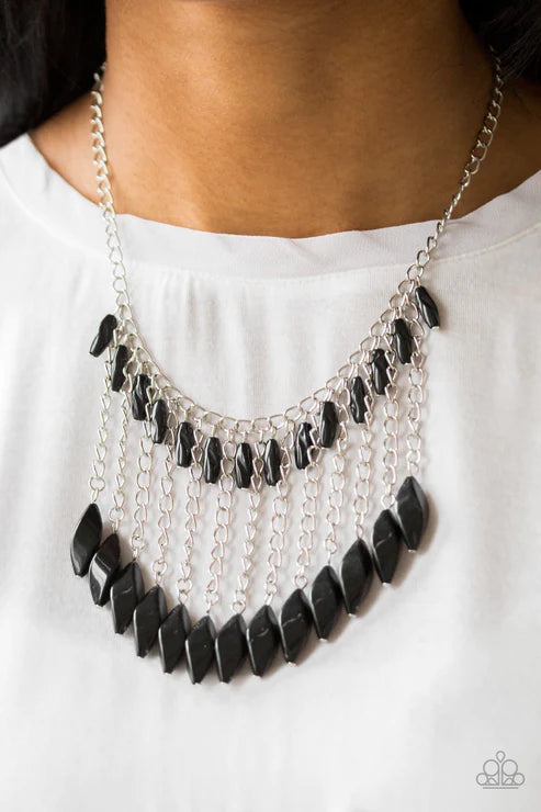 Venturous Vibes - Black Necklace