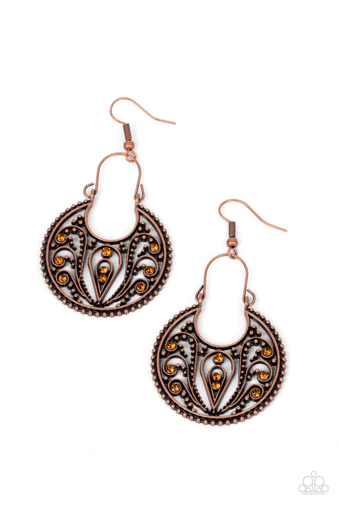 Vineyard Villa - Copper Earring