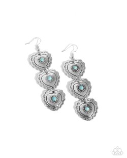Vintage Allure - Blue Earring