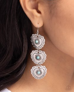 Vintage Allure - Blue Earring