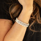 Vintage Beam - White Bracelet
