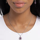 Vintage Validation - Purple Necklace