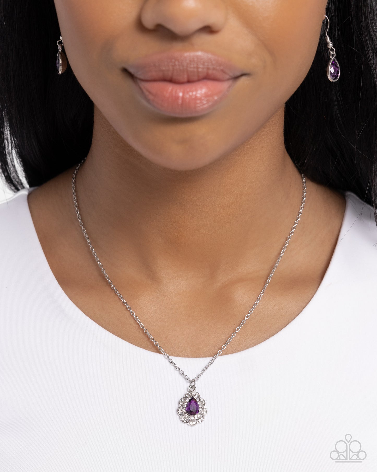 Vintage Validation - Purple Necklace