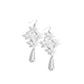 Vintage Veining - White Earring