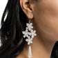 Vintage Veining - White Earring