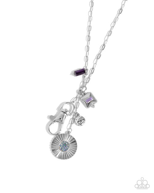 Vintage Venue - Purple Necklace