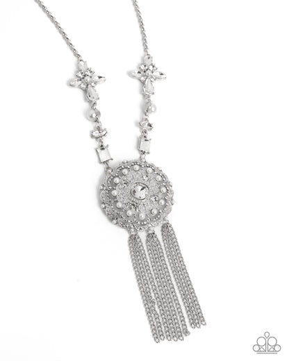Virtuous Venture - White Necklace