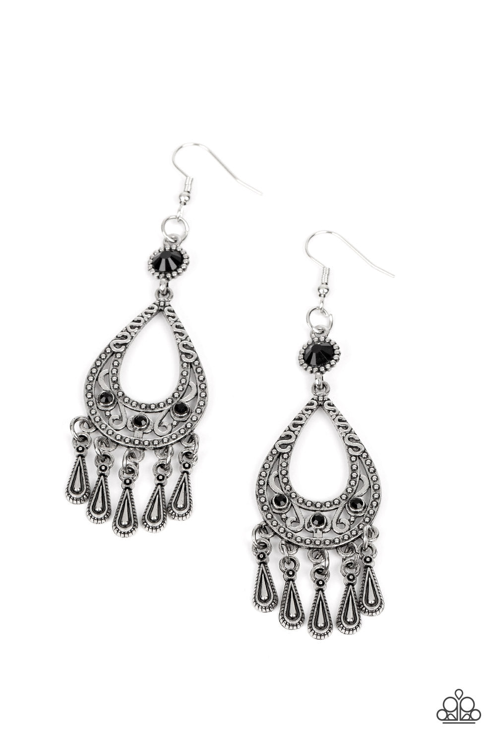 Viva la DIVA - Black Earring