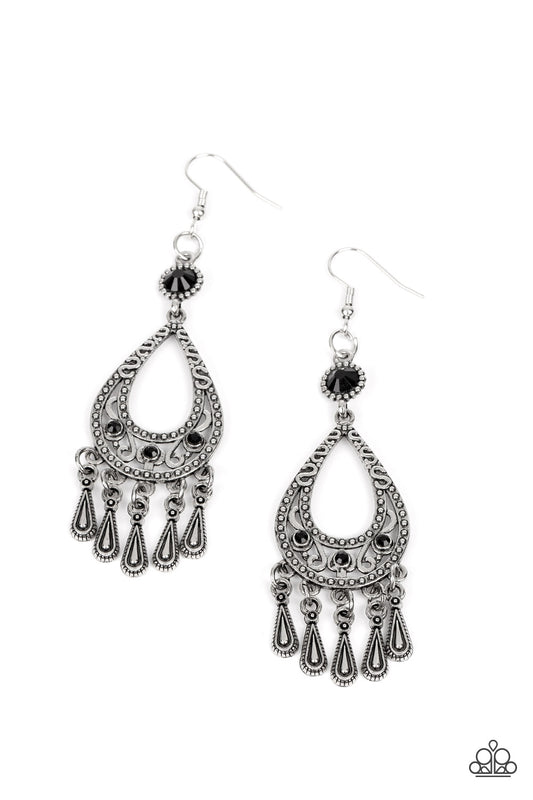 Viva la DIVA - Black Earring