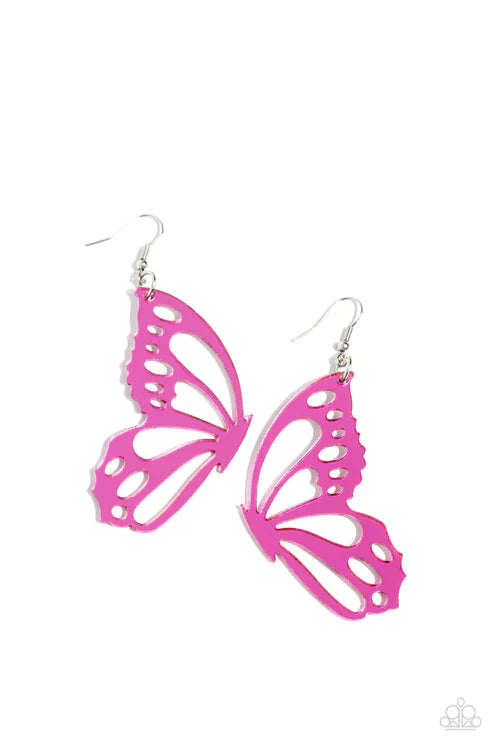 WING of the World - Pink Earring