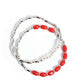 WOOD Luck - Red Bracelet