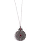 Walk On The WILDFLOWER Side - Red Necklace