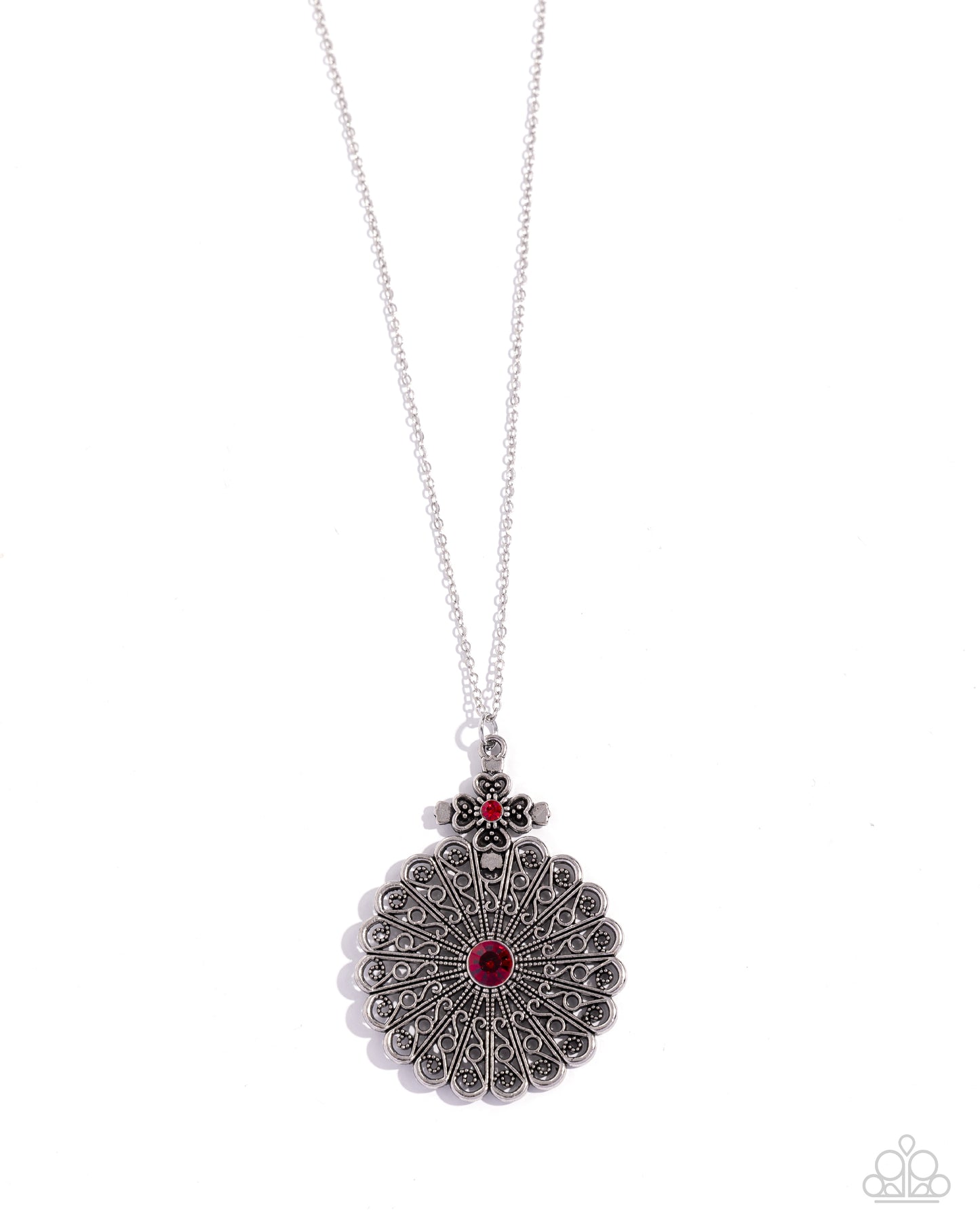 Walk On The WILDFLOWER Side - Red Necklace
