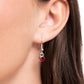 Walk On The WILDFLOWER Side - Red Necklace