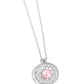 Wall Street Web - Pink Necklace