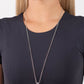 Wall Street Web - Pink Necklace