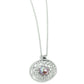 Wall Street Web - Silver Necklace