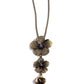 Wallflower Whimsy - Brass Necklace