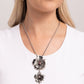 Wallflower Whimsy - Purple Necklace