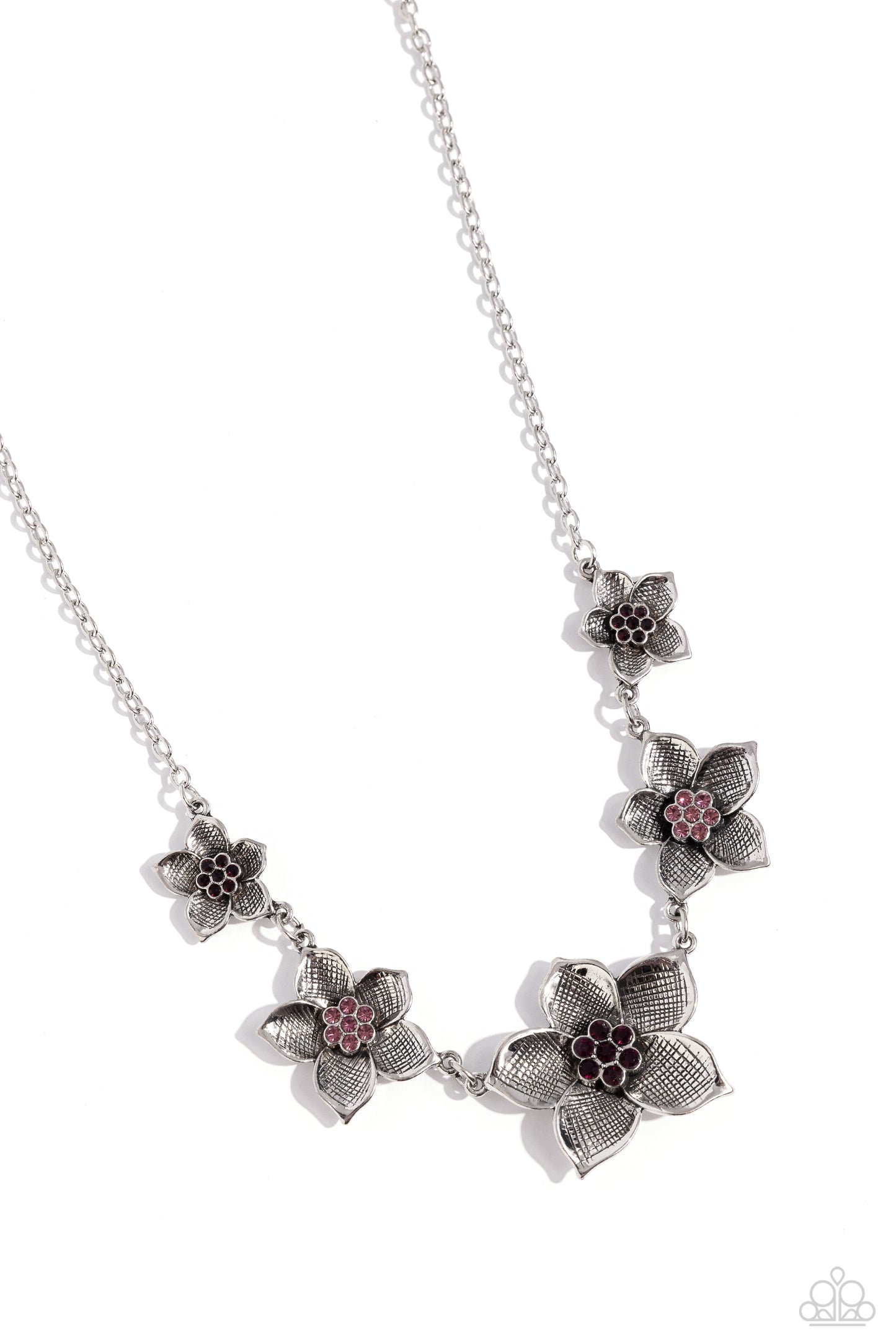 Wallflower Wonderland - Purple Necklace