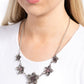 Wallflower Wonderland - Purple Necklace