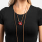 Wanderlust Wrap - Blue Necklace