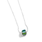 Warden Wheel - Green Necklace