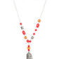 Watch Me Fly - Red Necklace