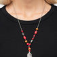 Watch Me Fly - Red Necklace