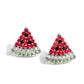 Watermelon Slice - Red Earring