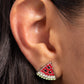 Watermelon Slice - Red Earring